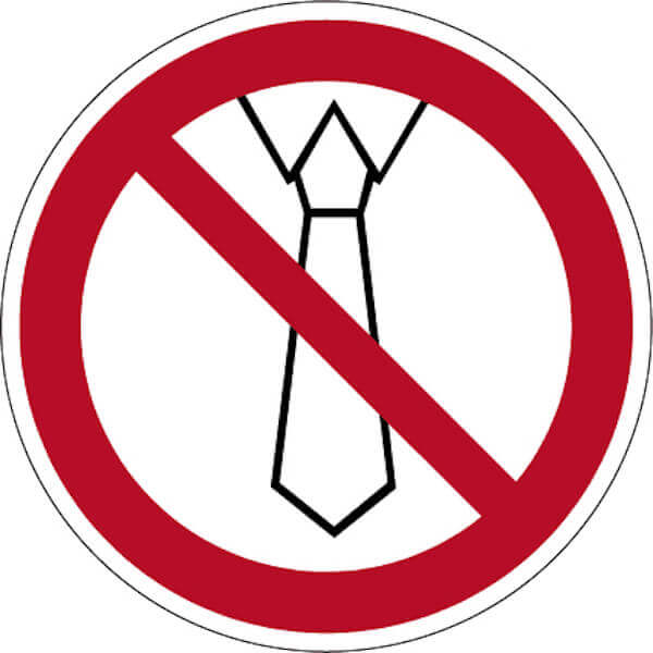 Loshangende kleding verboden