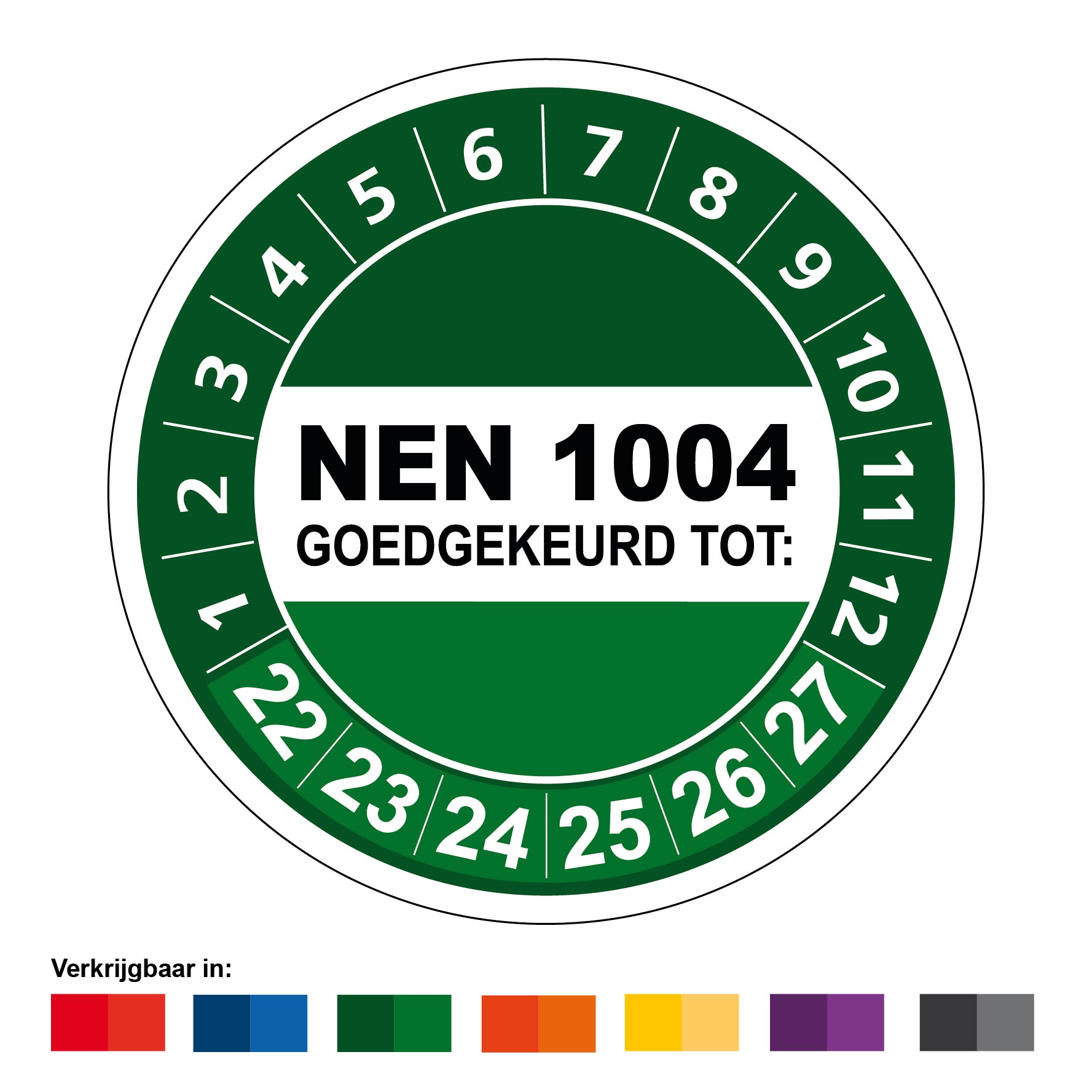 NEN 1004 Sticker