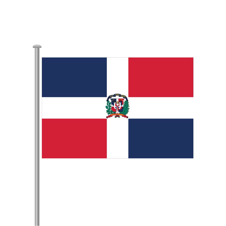 Dominicaanse Republiek Vlag